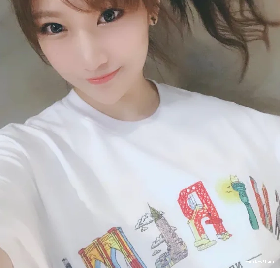 and T-shirt L White Black S Rainbow Arc 19SS Tee Embroidery City City Short Logo Arc sleeved XL M 0716
